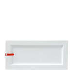 Miya X15013, 12.5"x6" Rectangular White Plate, 24/CS
