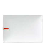 Miya X15017, 12.5"x8.75" White Rectangular Plate, 8/CS
