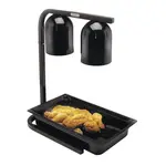 Nemco 6000A-2B, Two Bulb Freestanding Heat Lamp with Black Finish, 120V