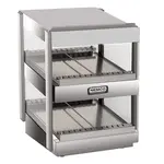 Nemco 6480-18, 18-inch Stainless Steel Double Shelf Display Case, 120V