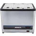 Nemco 9020, 3-Compartment Countertop Cold Condiment Chiller, 120V