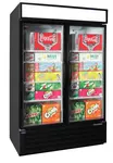 Nor-Lake AdvantEDGE _NLGRP48-HG-B, 2 Swing Glass Door Refrigerator Merchandiser White/or Black