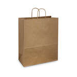 Novolex DURO 18x7x18 3/4-Inch 70# Kraft Paper Shopping Bag with Twisted Handles, 200/CS