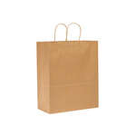DURO 13x7x17-Inch 65# Kraft Paper Shopping Bag with Handles, 250/PK