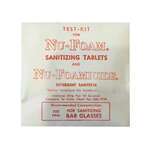 Nu-Foam 25-121, Test Kit for Sanitizing Tablets and Detergent