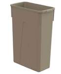 O'Cedar Commercial 23 Gal. Slim Container, Sand