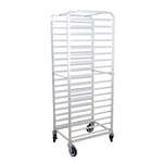 Omcan 27054, 18 Pans Aluminum Curved Top Pan Rack