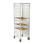 Omcan 43474, 20 Pans Aluminum Nesting Sheet Pan Rack with 3-inch Spacing