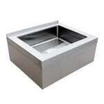 Omcan 44605, 28x20x6-inch Stainless Steel Mop Sink with Drain Basket