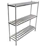 Omcan 44613, 42-inch 4 Keg Aluminum Rack