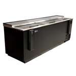 Omcan BB-CN-0026-HC, 95-inch Reach-In Beer Bottle Cooler, 25.8 Cu.Ft