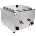 Omcan CE-CN-0004-A, 20-inch 4 Baskets Countertop Stainless Steel Electric Pasta Cooker, 12 Liters Capacity