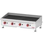 Omcan CE-CN-CBR48, 48-inch 4 Burners Countertop Radiant Natural Gas Charbroiler