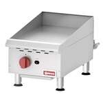 Omcan CE-CN-G15M, 32-inch Countertop Smooth Surface Natural Gas Griddle, 30,000 BTU
