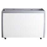 Omcan FR-CN-0460-R, 60-inch Flat Glass Top Ice Cream Display Chest Freezer, 16.6 Cu.Ft
