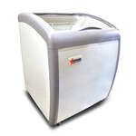 Omcan FR-CN-0667, 27.75x26.25x34.5-Inch Ice Cream Freezer, Sliding Glass Top, 5.6 Cu. Ft