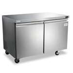 Omcan FR-CN-1219-HC, 47-inch 2 Solid Doors Undercounter Freezer, 12 Cu.Ft