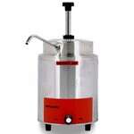 Omcan FW-CN-0004-P, 16.5-inch 3.5 Qt Countertop Stainless Steel Food Warmer with Pump