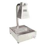 Omcan FW-CN-0736, 15-inch Single-Bulb Chip Dump with Tray and Infrared Bulb, 270W