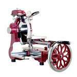 Omcan MS-IT-0300-ML, 12-inch Stainless Steel Manual Volano Slicer with Standard Flower Wheel