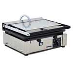 Omcan PG-IT-0610-R, 10x14-inch Electric Single Panini Grill with Ribbed Grill Surface