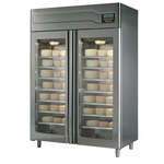 Omcan STG200TFO, 58-inch Affinacheese 2 Glass Swing Doors Cheese Drying Cabinet, 440 lbs of Cheese
