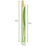 PacknWood 209BBBAG, 9.4-Inch Bamboo Chopsticks in Sleeve, 2000/CS