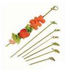 PacknWood 209BBBCL105, 4.1-Inch Knotted Bamboo Skewers, Green, 2000/CS