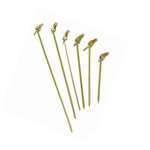 PacknWood 209BBBCL70, 2.8-Inch Knotted Bamboo Skewers, Green, 2000/CS