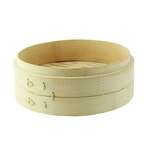 PacknWood 209BBDIM20, 25 Oz 7.9-Inch Diameter Dim Sum Large Bamboo Steamer, 10/CS