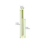 PacknWood 209BBLK180, 7.2x0.3x1-Inch Dual Prong Bamboo Double Pick Skewer, 2000/CS