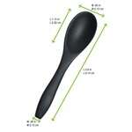 PacknWood 209BBNEMKIN, 3.6x0.38-inch Tung Black Bamboo Mini Spoon, 500/CS