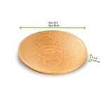 PacknWood 209BBPING, 2.36x0.4-Inch "Ping" Bamboo Mini Round Dish, 144/CS