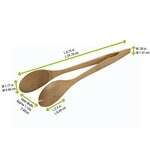 PacknWood 209BBTONGS26, 9.75-Inch Bamboo Serving Tongs, 50/CS