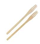 PacknWood 209BBTRID5, 5.5-Inch "Trident" Bamboo Fork, 500/CS