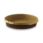 PacknWood 209KRBAKED165, Free Standing Round Kraft Paper Baking Mold, 320/CS