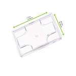 PacknWood 209MBKARA90L, 2x2-Inch "Kara" Clear PP Lid for 209MBKARA90, 576/CS