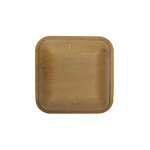 PacknWood 210APA1111, 4.4x4.4x0.8-Inch Square Palm Leaf Dinner Plate, 100/CS