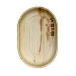 PacknWood 210APA4329, 16.6x11.5x1-Inch Oval Palm Leaf Plate, 50/CS