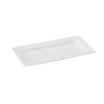PacknWood 210APU1327, 10.25x5.15.0.55-Inch Rectangular White Sugarcane Plate, 500/CS (Discontinued)