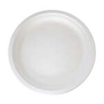 PacknWood 210APU25, 9.5-Inch Dia Sugarcane White Round Plate, 500/CS (Discontinued)