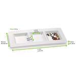 PacknWood 210APU3TAPA, 10x4.3x0.55-Inch 3-Compartment White Sugarcane Plate, 250/CS (Discontinued)
