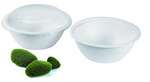 PacknWood 210APUB50, 50 Oz 9.5-Inch Dia White Sugarcane Salad Bowl, 250/CS