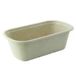 PacknWood 210APUREC1200BR, 40 Oz 9x5.25x3.1-Inch Brown Sugarcane Container, 250/CS