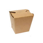 PacknWood 210ASKRAFT26, 26 Oz 4x3.5x4-Inch Kraft Take Out Container, 500/CS
