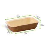 PacknWood 210BBB712, 5.1x2.5x1.1-Inch Rectangular Palm Dish, 200/CS