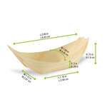 PacknWood 210BBOIS4, 1 Oz Mini Wooden Boat, Beige, 4000/CS (Discontinued)