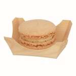 PacknWood 210BBUP12, 1.68x1.6x0.65-Inch "Pin Up" Wooden Square Plate, 250/CS