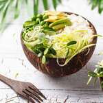 PacknWood 210BCOCO100, 3.4-5 Oz Round Unpolished Coconut Bowl, 100/CS