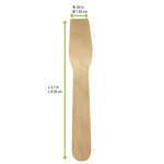 PacknWood 210BICE, 3.7-Inch Unwrapped Wooden Ice Cream Spoon, 3000/CS